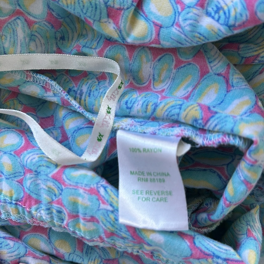 Lilly Pulitzer Kalen Clam Patterned Ruffle Dress extra Small - Picture 8 of 8